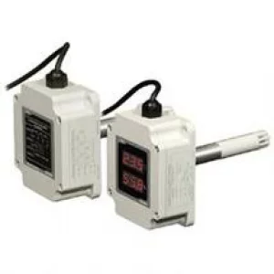 THD-DD2-C Измеритель температуры и влажности горизонтального типа, сенсор 200 мм, c дисплеем, выход DC 4-20 mA